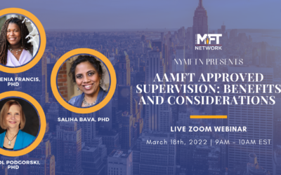 Online Webinar: AAMFT Approved Supervision: Benefits and Considerations